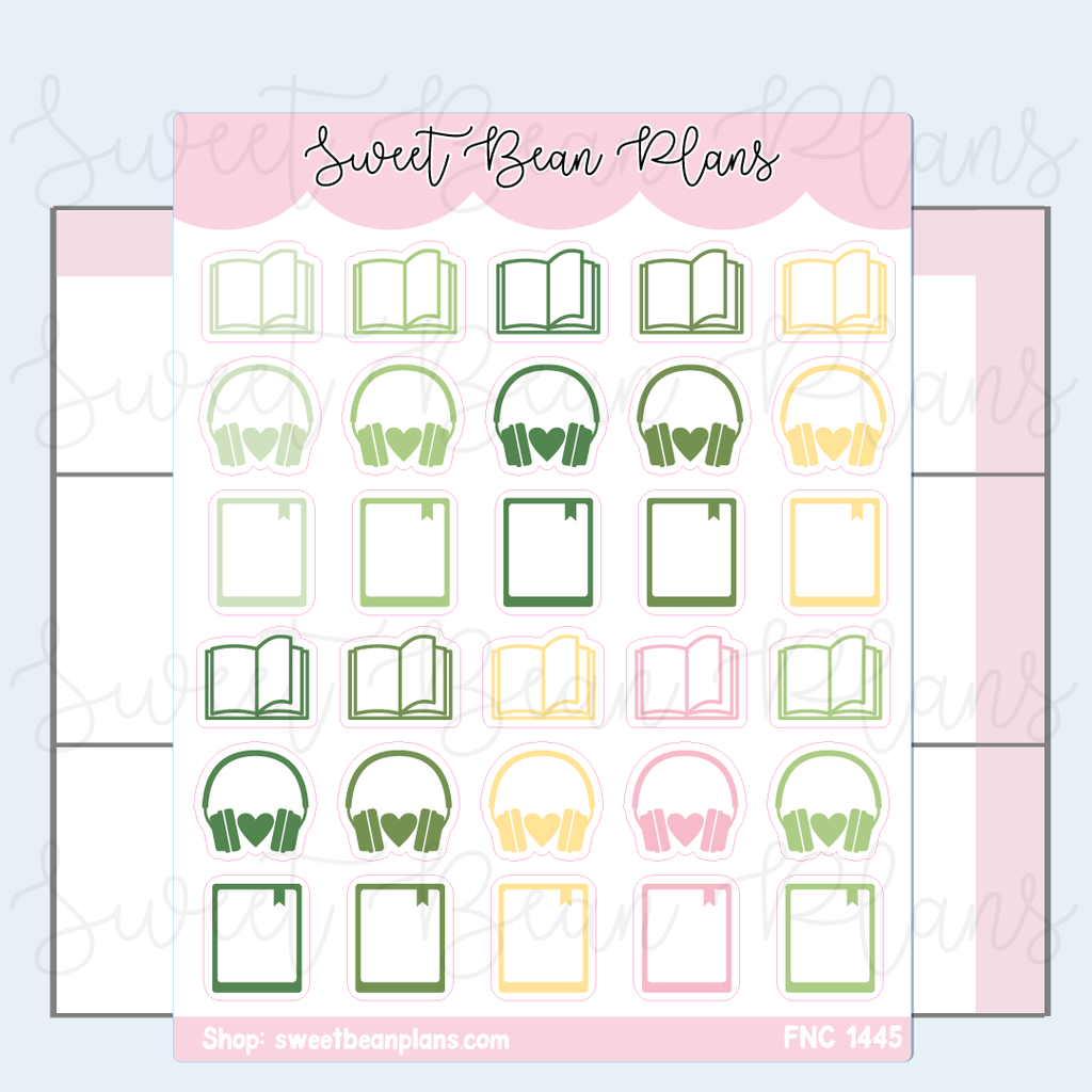 March 2026 Reading Format Stickers | Fnc 1445