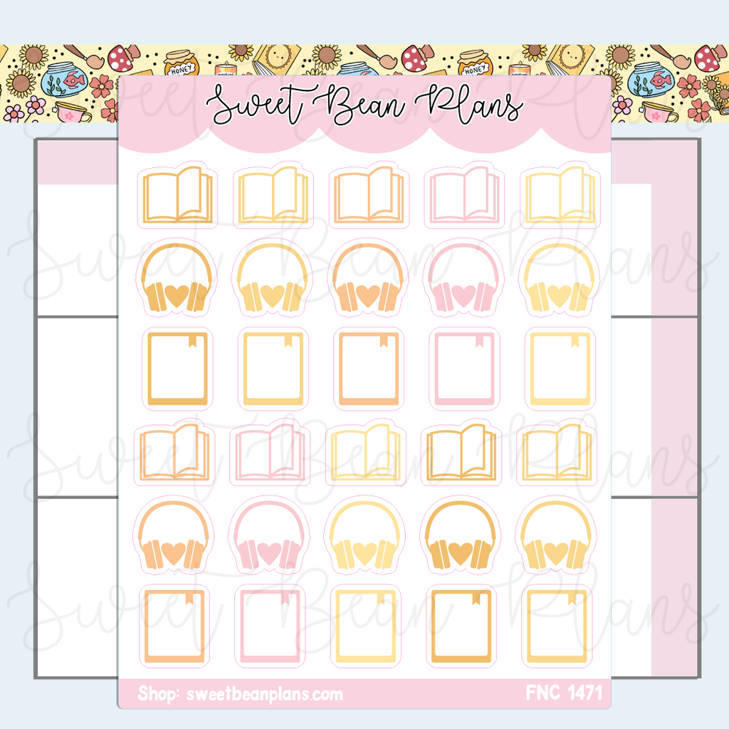 April 2026 Reading Format Stickers | Fnc 1471