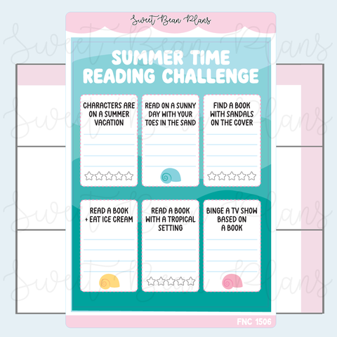Summer Challenge Reading Journal Stickers | Fnc 1506