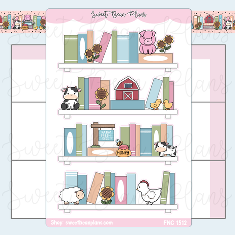 Farm Large Bookshelf Stickers | Fnc 1512