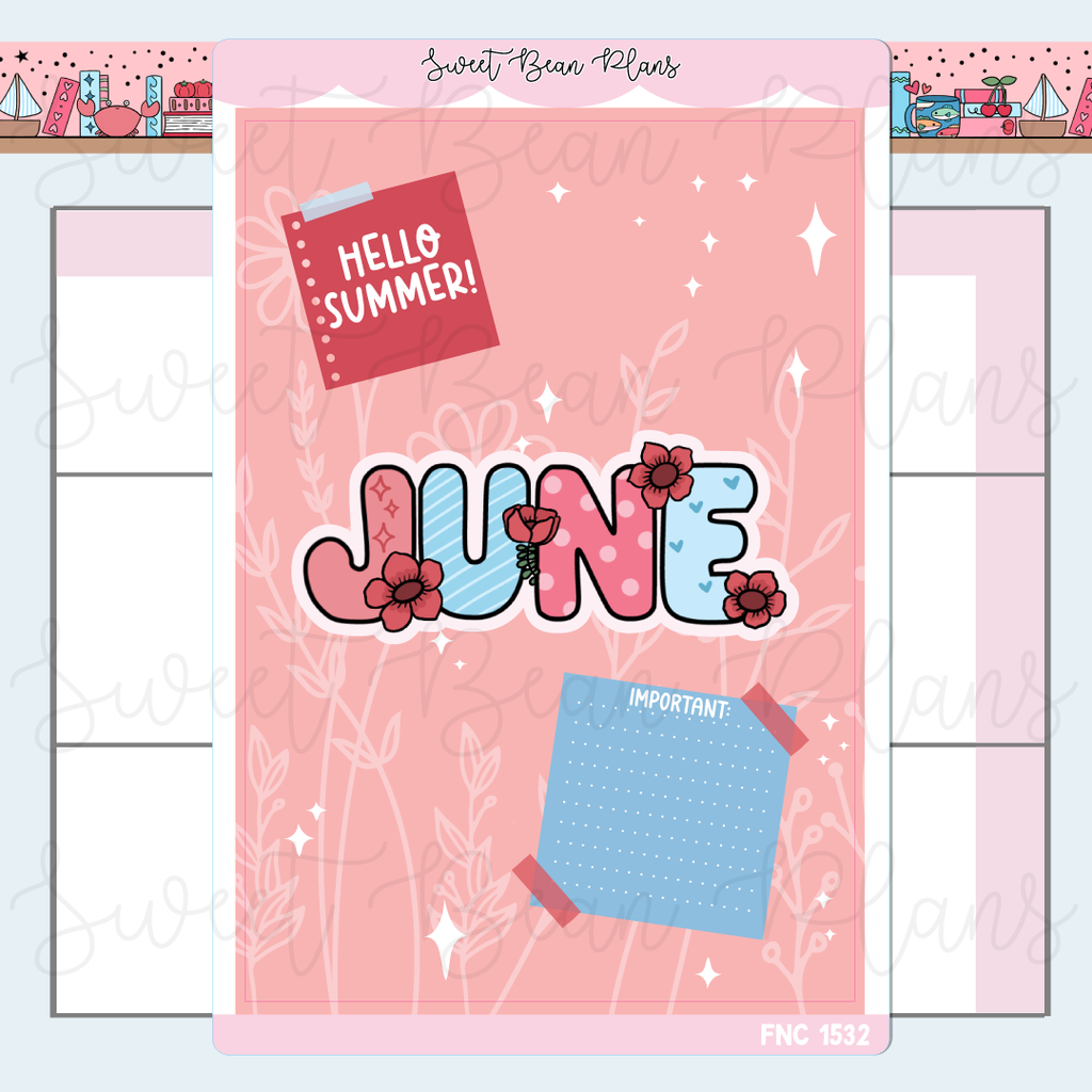 June 2026 Cover Page Sticker | Fnc 1532