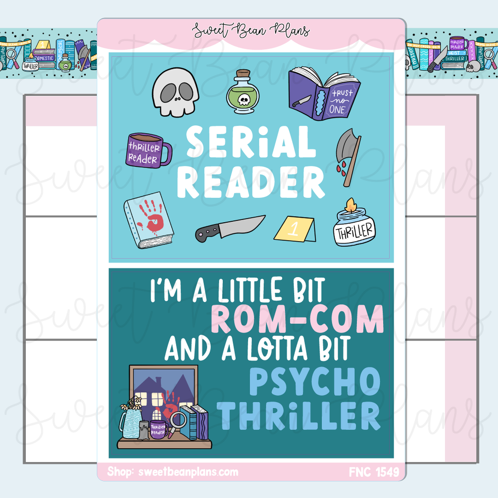 Serial Reader Thriller Large Stickers | Fnc 1549