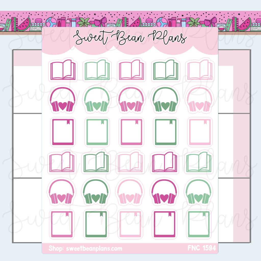 August 2026 Reading Format Stickers | Fnc 1594