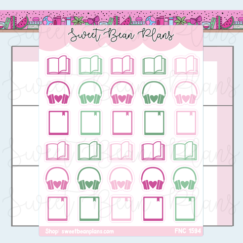 August 2026 Reading Format Stickers | Fnc 1594