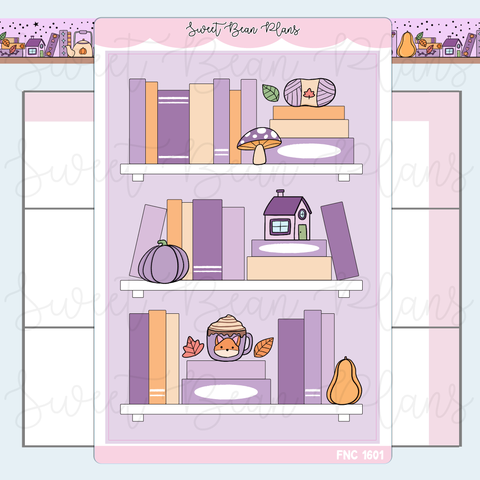 September 2026 Bookshelf Sticker | Fnc 1601