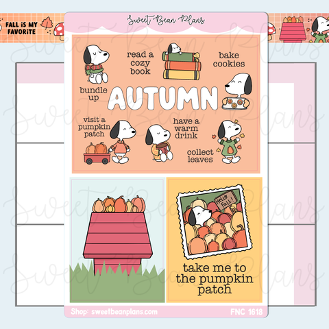 Fall Peanut Large Stickers | Fnc 1618