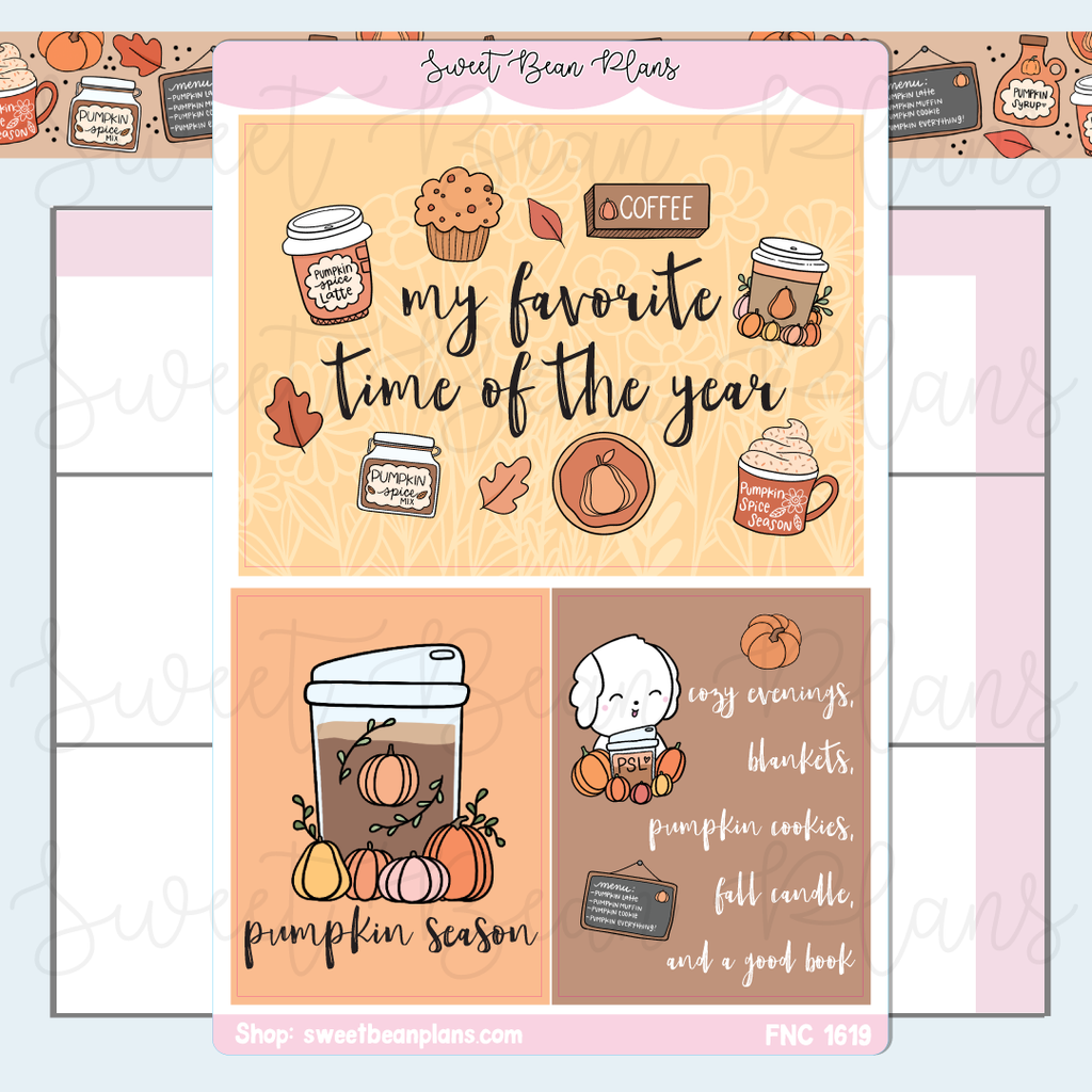 Pumpkin Spice Large Stickers | Fnc 1619
