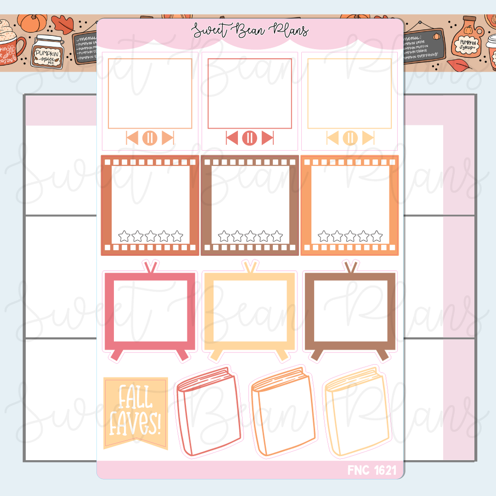 Fall Favorites Journaling Stickers | Fnc 1621