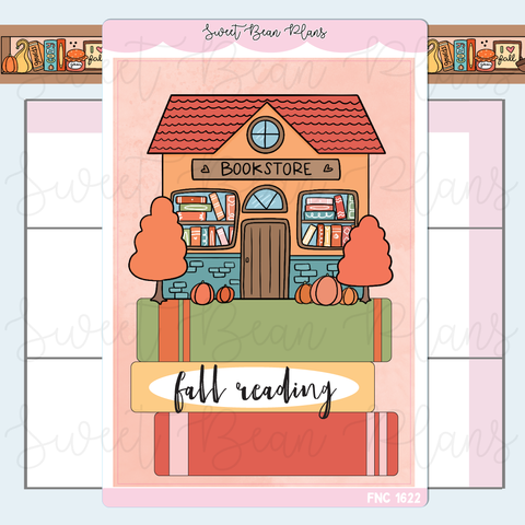 Fall Cover Page Reading Journal Stickers | Fnc 1622