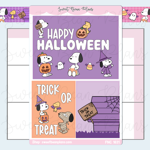 Halloween Peanut Large Stickers | Fnc 1631