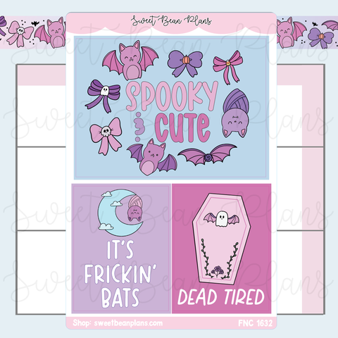 Spooky & Cute Large Stickers | Fnc 1632