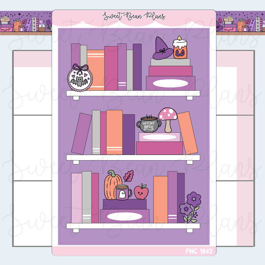 October 2026 Bookshelf Sticker | Fnc 1643
