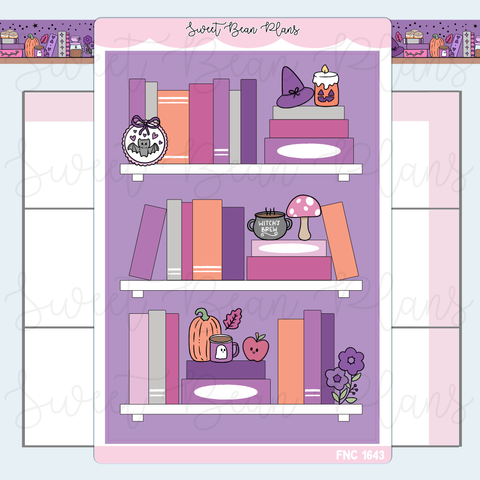 October 2026 Bookshelf Sticker | Fnc 1643