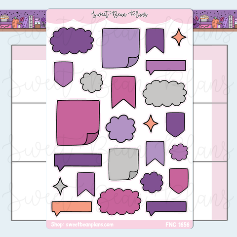 October Bullet Journal Doodle Stickers | Fnc 1656