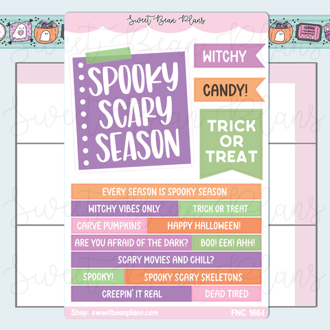 Halloween Junk Journal Stickers | Fnc 1664