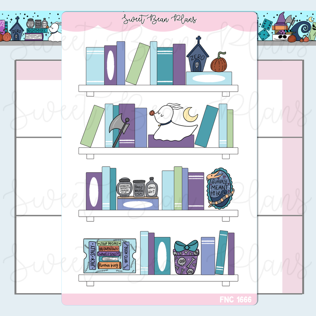 NBC Bookshelves Vinyl Stickers | Fnc 1666