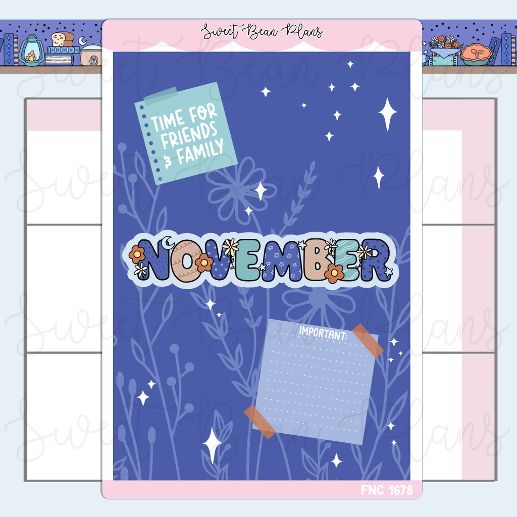 November 2026 Cover Page Sticker | Fnc 1678