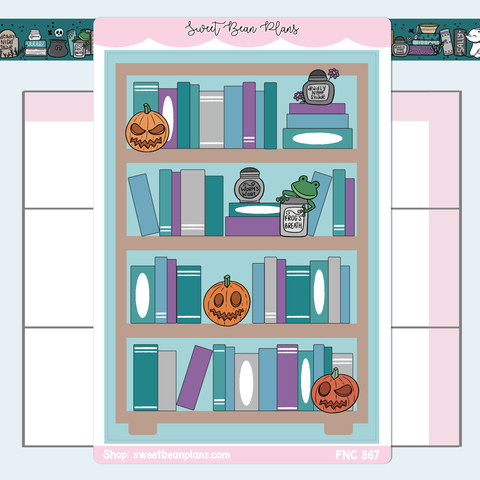 Sally's Bookshelf Large Vinyl Planner Sticker | Fnc 867