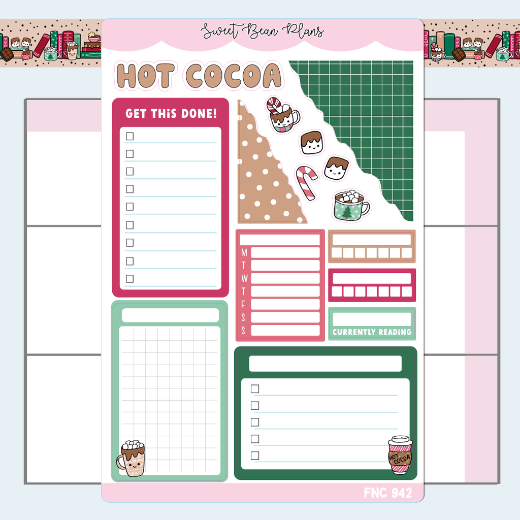 Cocoa Journaling Page Vinyl Planner Stickers | Fnc 942