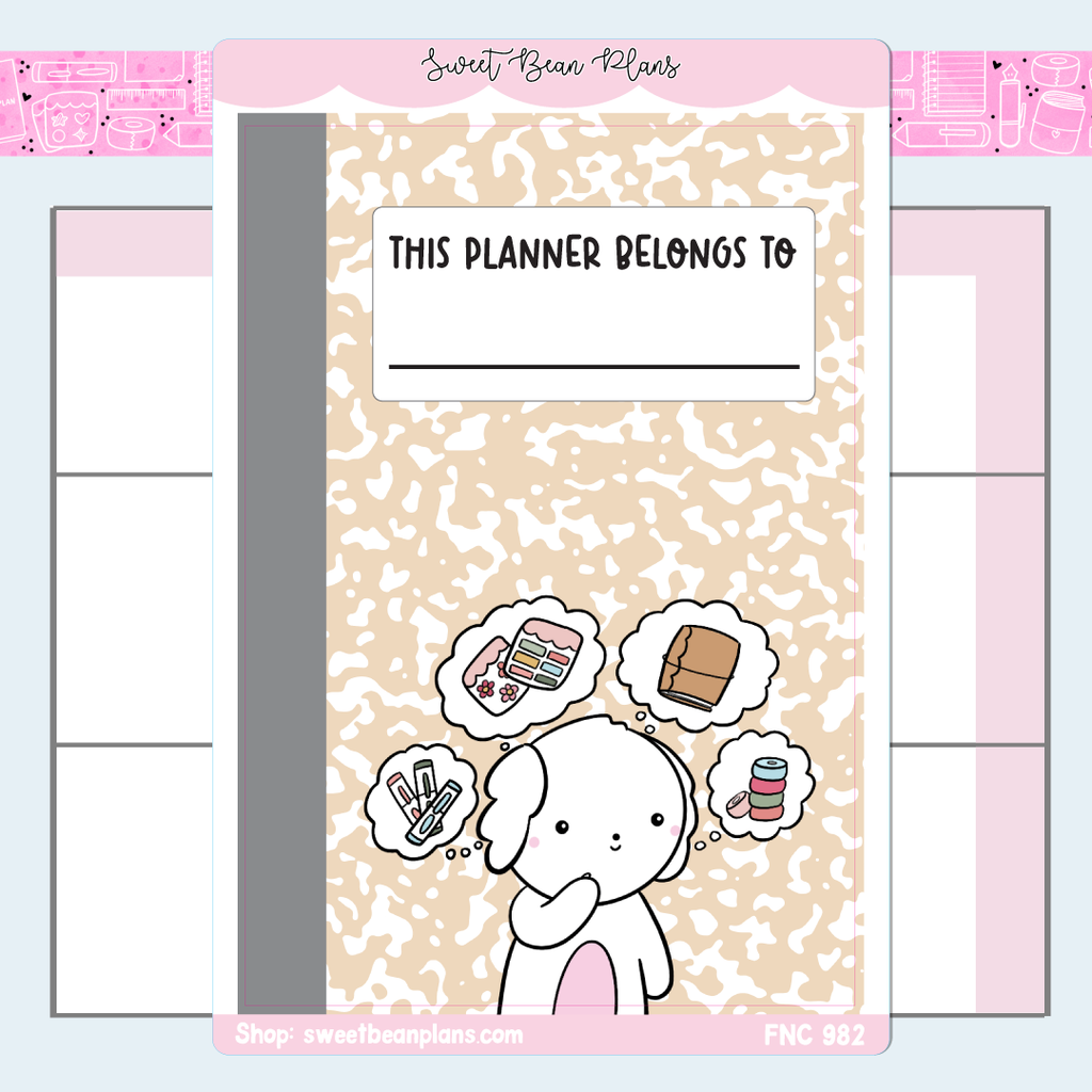 Neutral Planner Cover Vinyl Planner Stickers | Fnc 982