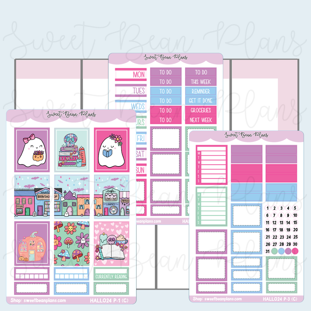 Groovy Ghosts COUSIN Weekly Kit HALLO VAULT 2024