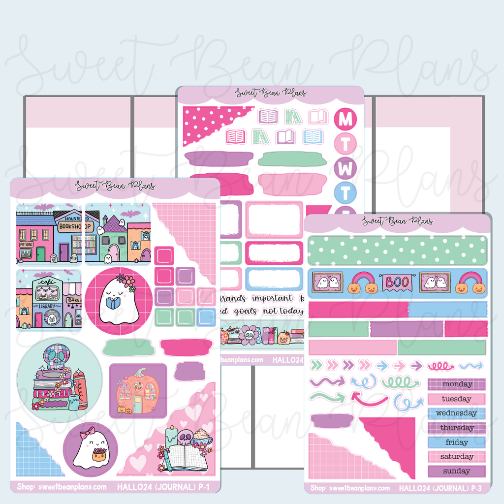 Groovy Ghosts Journaling Kit HALLO VAULT 2024