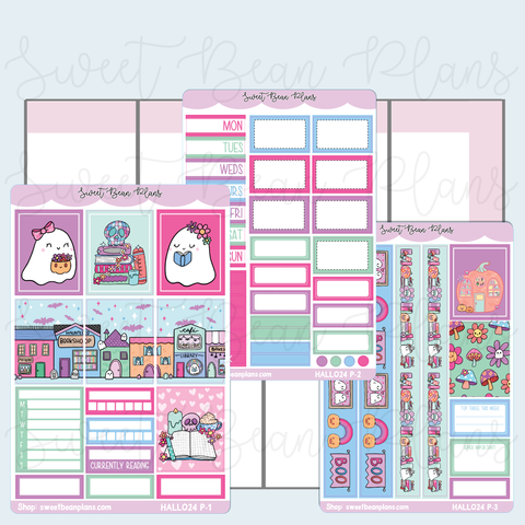 Groovy Ghosts VERTICAL Weekly Kit HALLO VAULT 2024