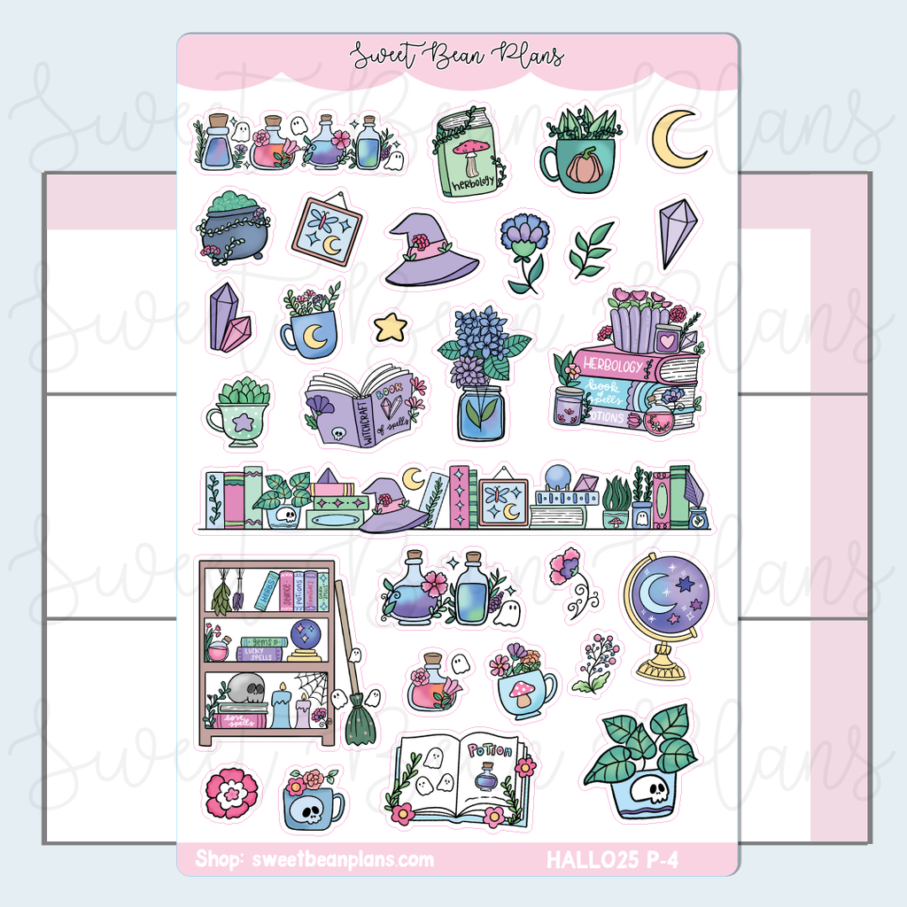 Botanical Witch 2025 Doodles Stickers | HALLO VAULT P4