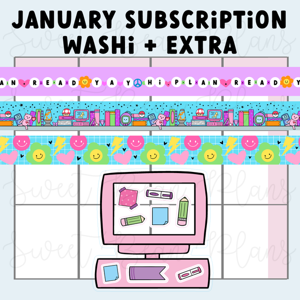 SBP Washi + Sticker Subscription