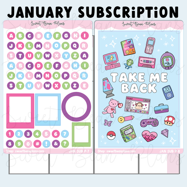 SBP Washi + Sticker Subscription