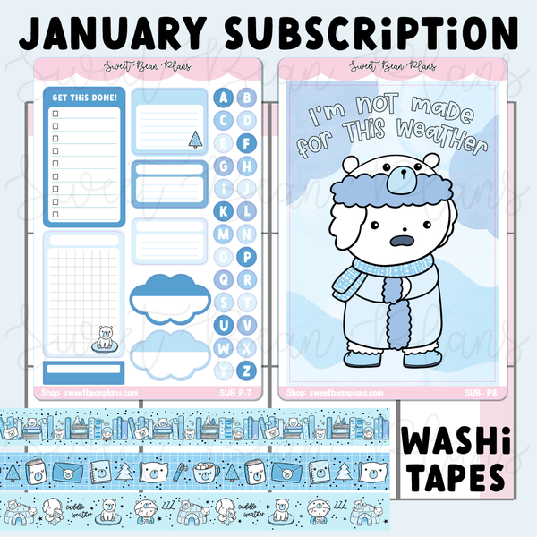 SBP Washi + Sticker Subscription