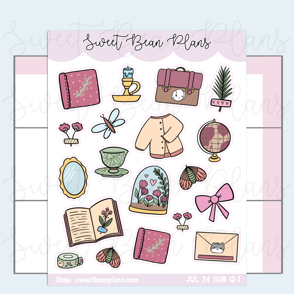 July 2024 Doodle Stickers | VAULT24 Q-1