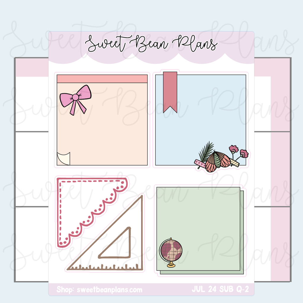 July 2024 Sticky Note Stickers | VAULT24 Q-2