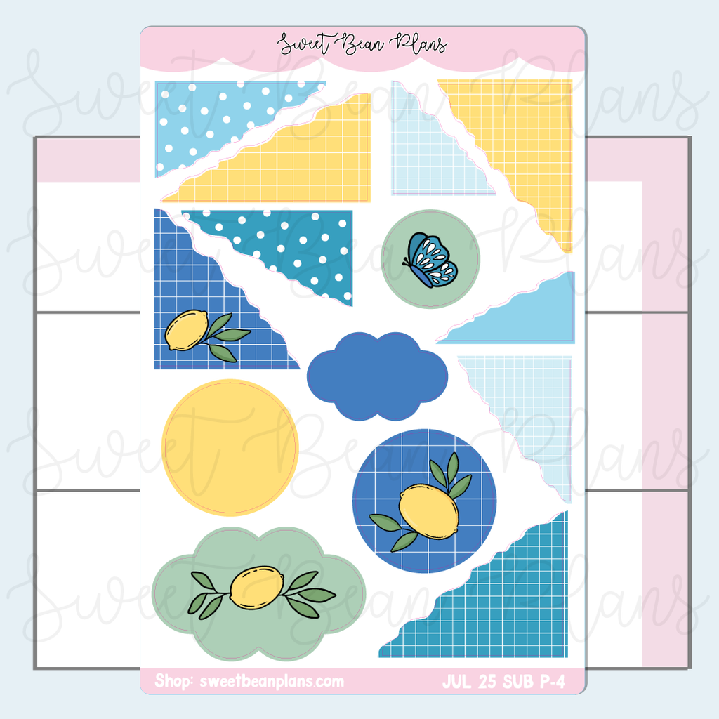 July 2025 Journaling Deco Stickers | VAULT25 P-4