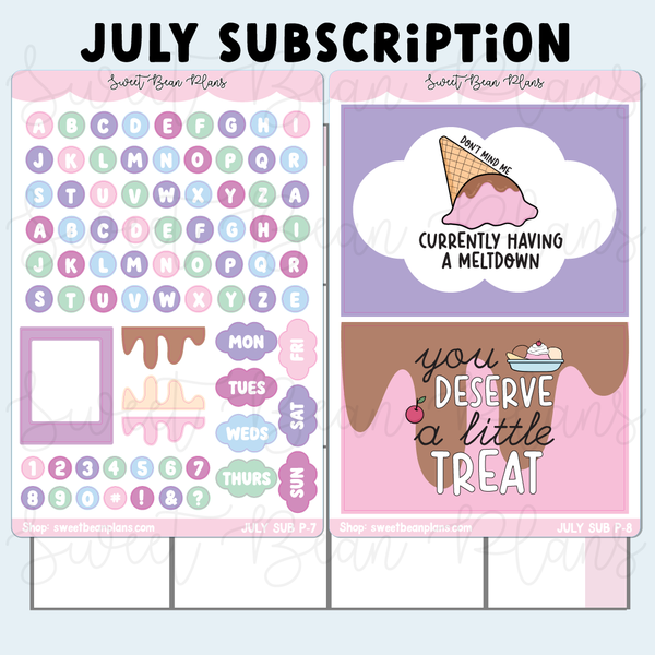 SBP Washi + Sticker Subscription