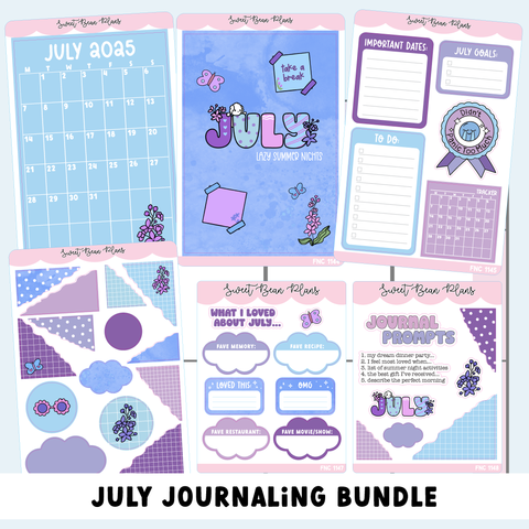 July 2025 JOURNAL Bundle (6 Pages)