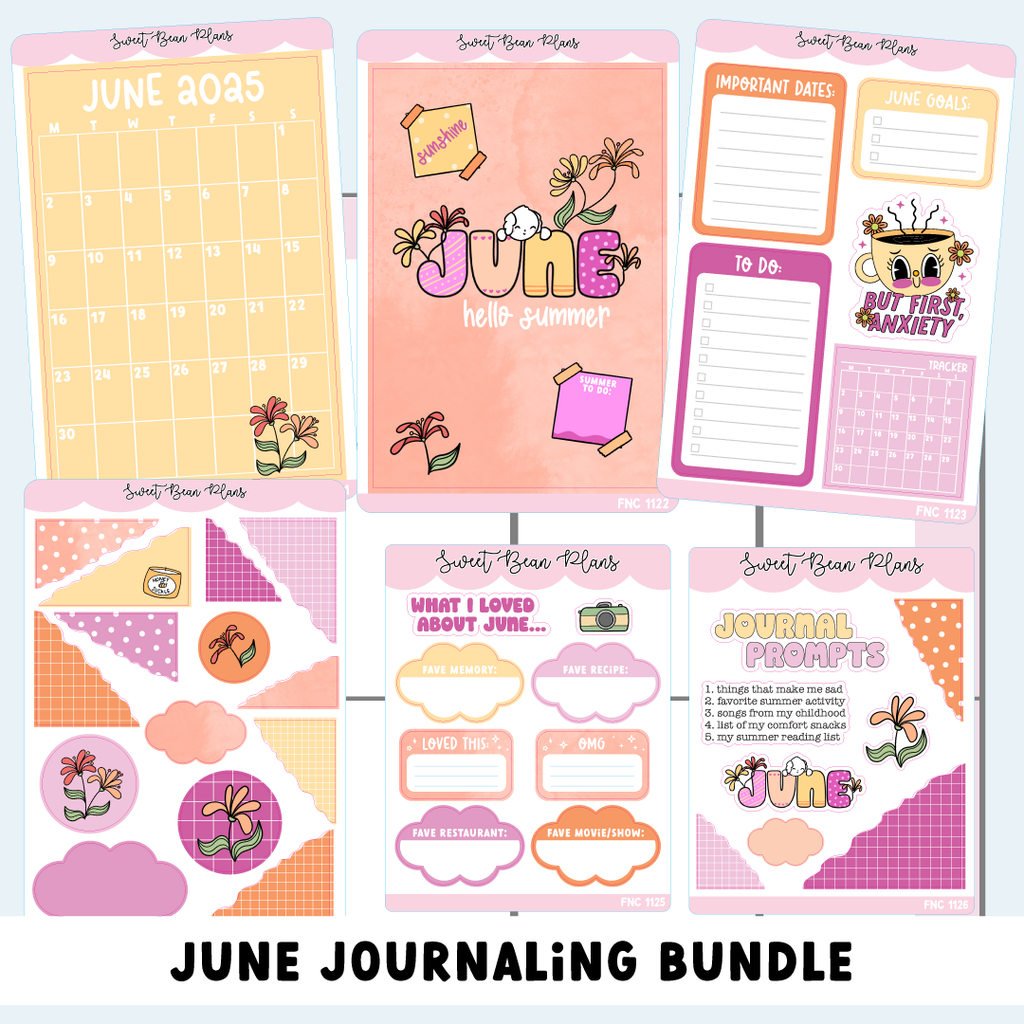 June 2025 JOURNAL Bundle (6 Pages)