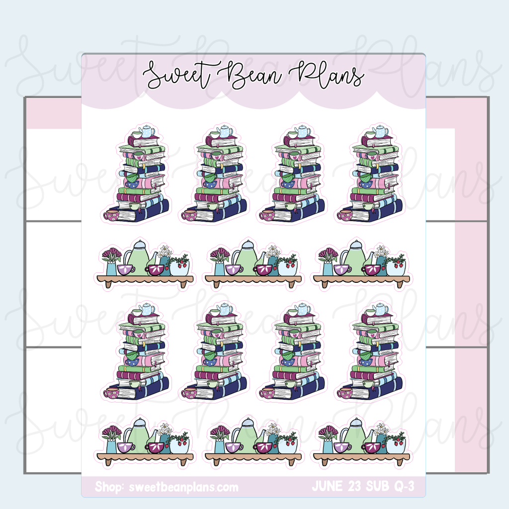 June 2023 Bookish Stickers | VAULT23 Q-3