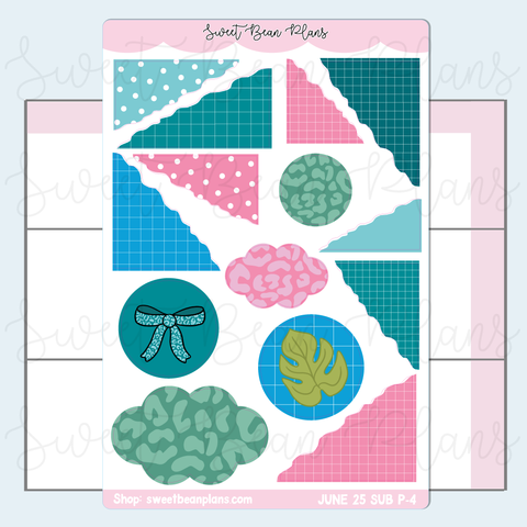 June 2025 Journaling Deco Stickers | VAULT25 P-4