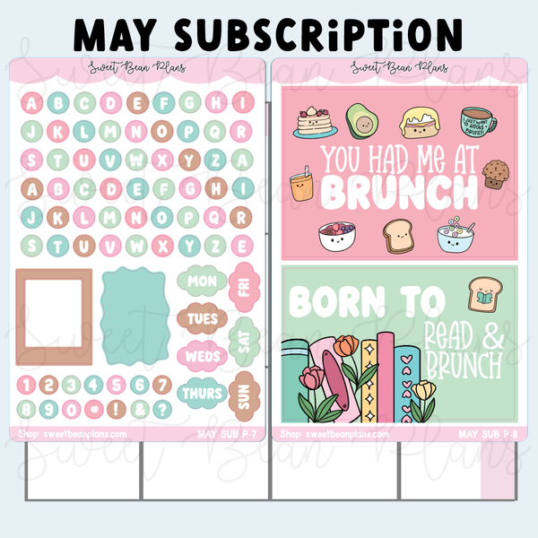 SBP Washi + Sticker Subscription