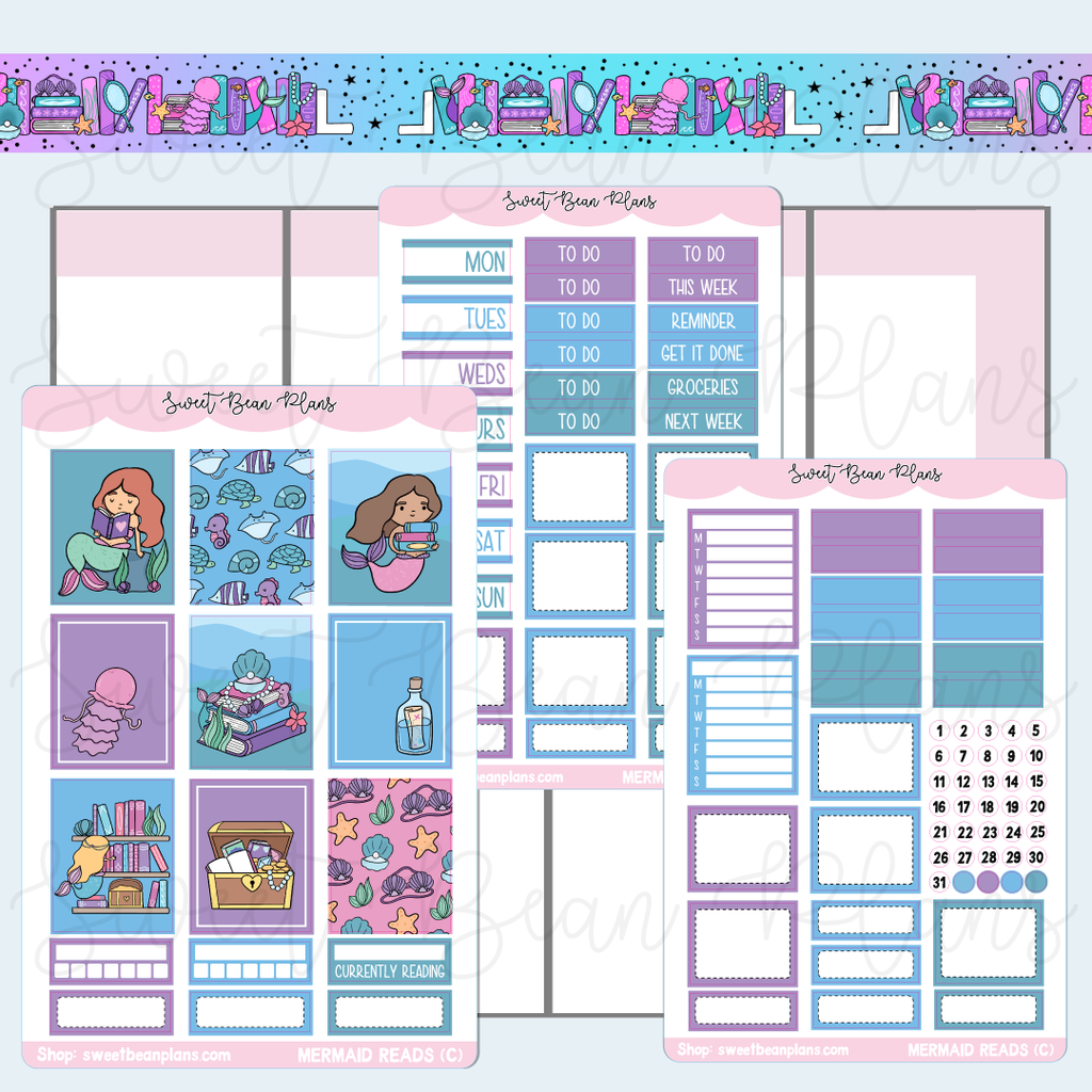 Mermaid Reads Hobo COUSIN Weekly Kit