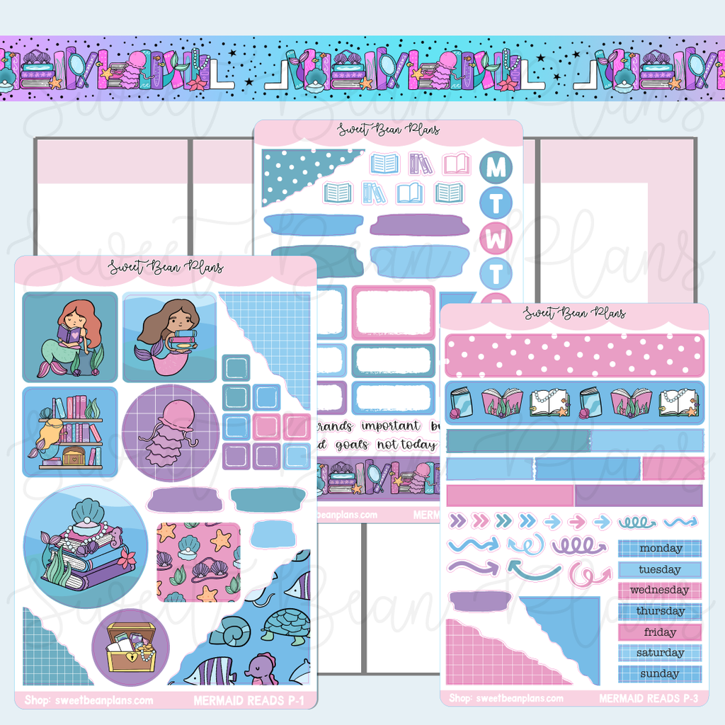 Mermaid Reads Journaling Kit