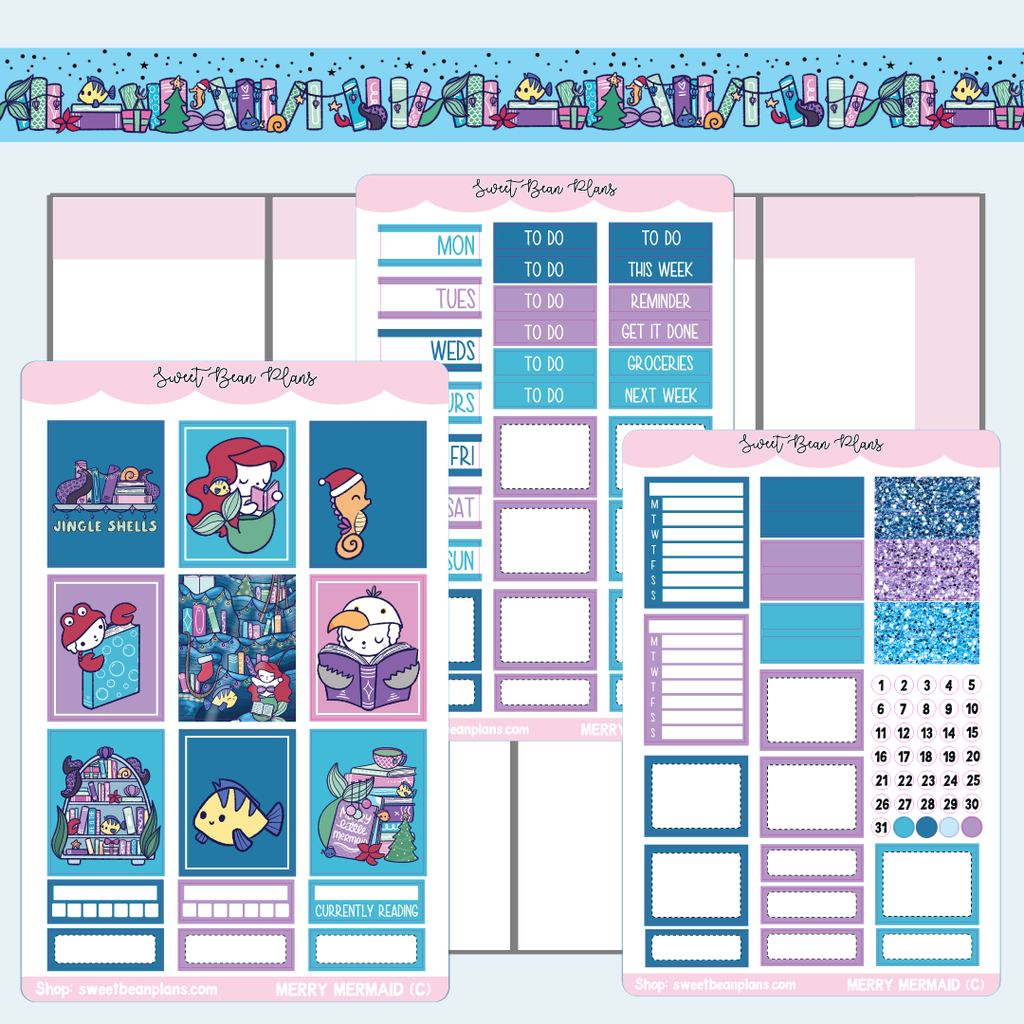 Merry Mermaid Hobo COUSIN Weekly Kit