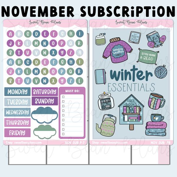 SBP Washi + Sticker Subscription