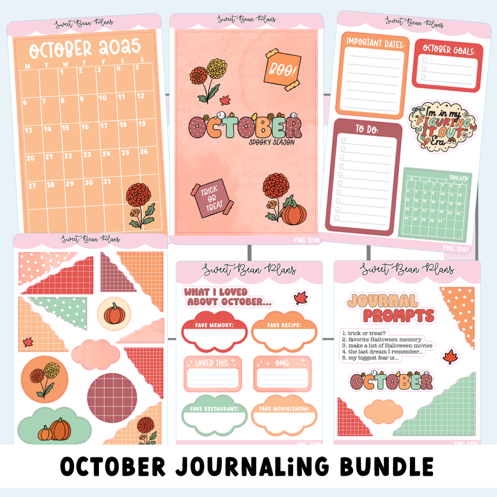 October 2025 JOURNAL Bundle (6 Pages)