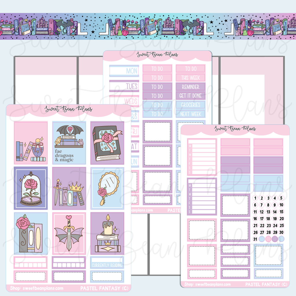 Pastel Fantasy Hobo COUSIN Weekly Kit