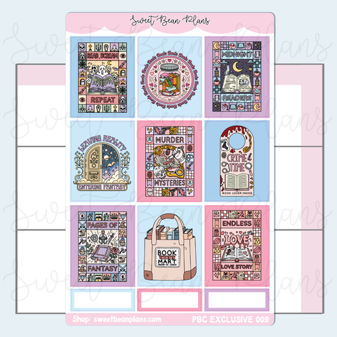 Bookish Pages Vinyl Planner Sticker *PBC EXCLUSIVE* | Pbc 009