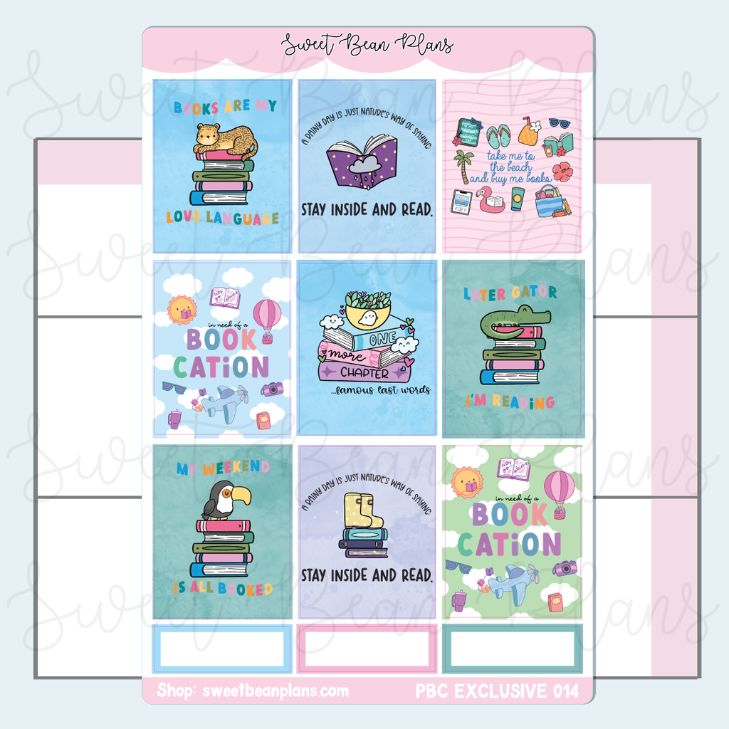 Summery Vinyl Planner Stickers *PBC EXCLUSIVE* | Pbc 014