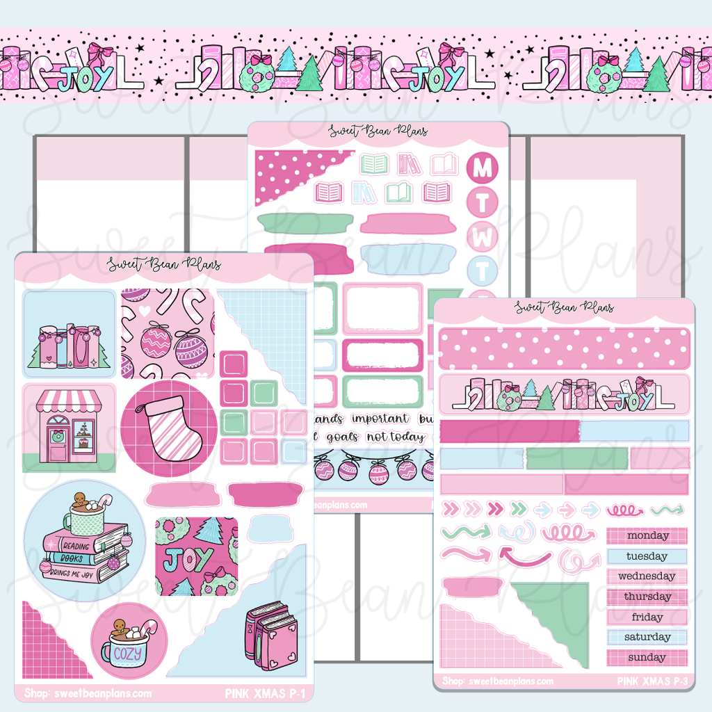 Pink Christmas Journaling Kit