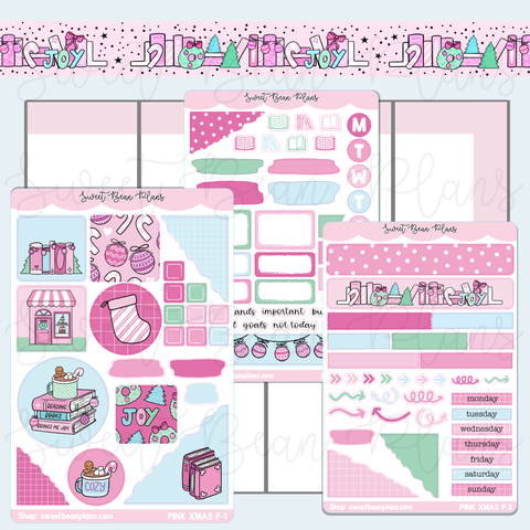 Pink Christmas Journaling Kit